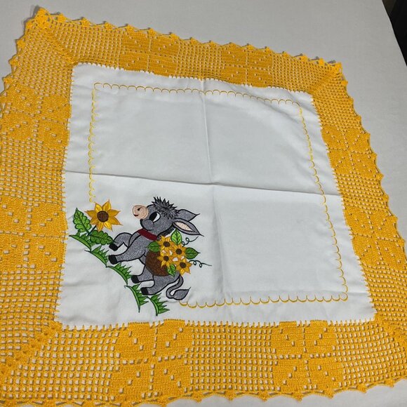 Cervilletas echas a mano Handmade napkins from Mexico - Picture 1 of 5